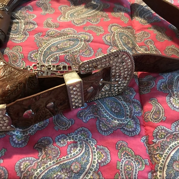 Charm and Luck Brown Southwestern Style Handbag - Brown - Picture 3 of 9